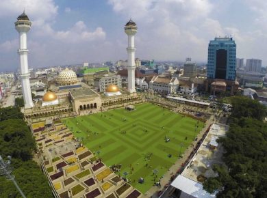 Alun-alun-Bandung dari Atas