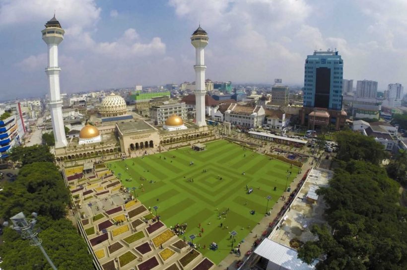 Alun-alun-Bandung dari Atas